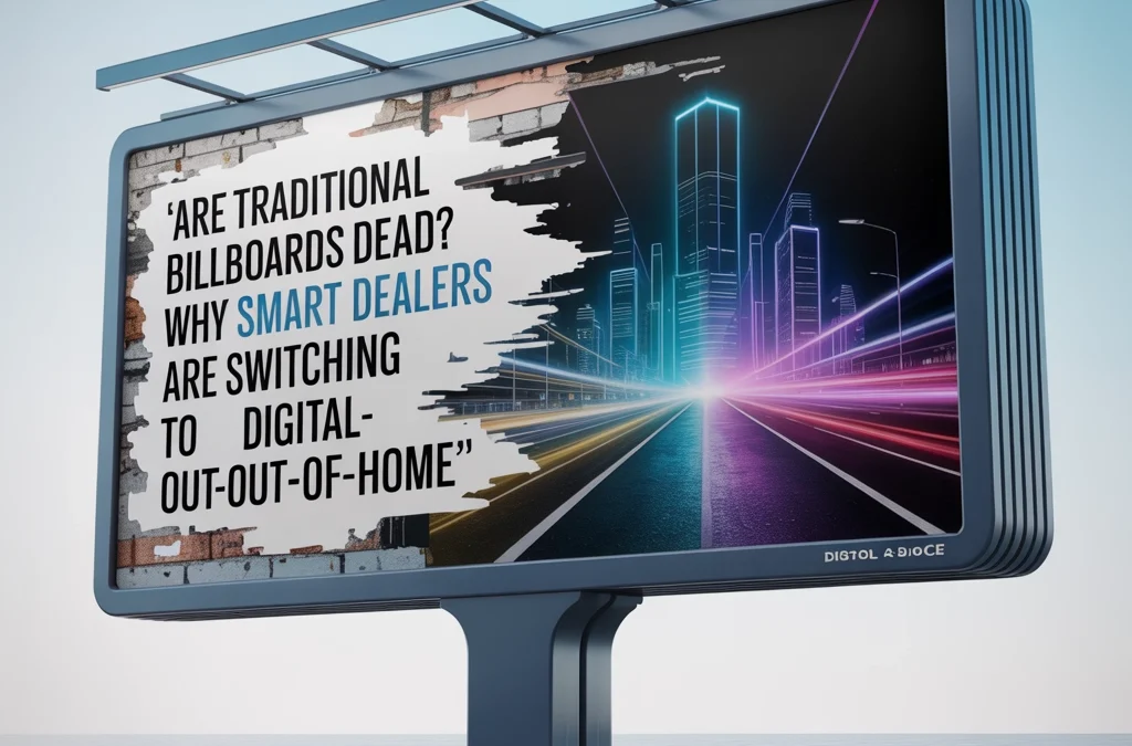 Are Traditional Billboards Dead? Why Smart Automotive Leaders Are Switching to Digital-Out-of-Home