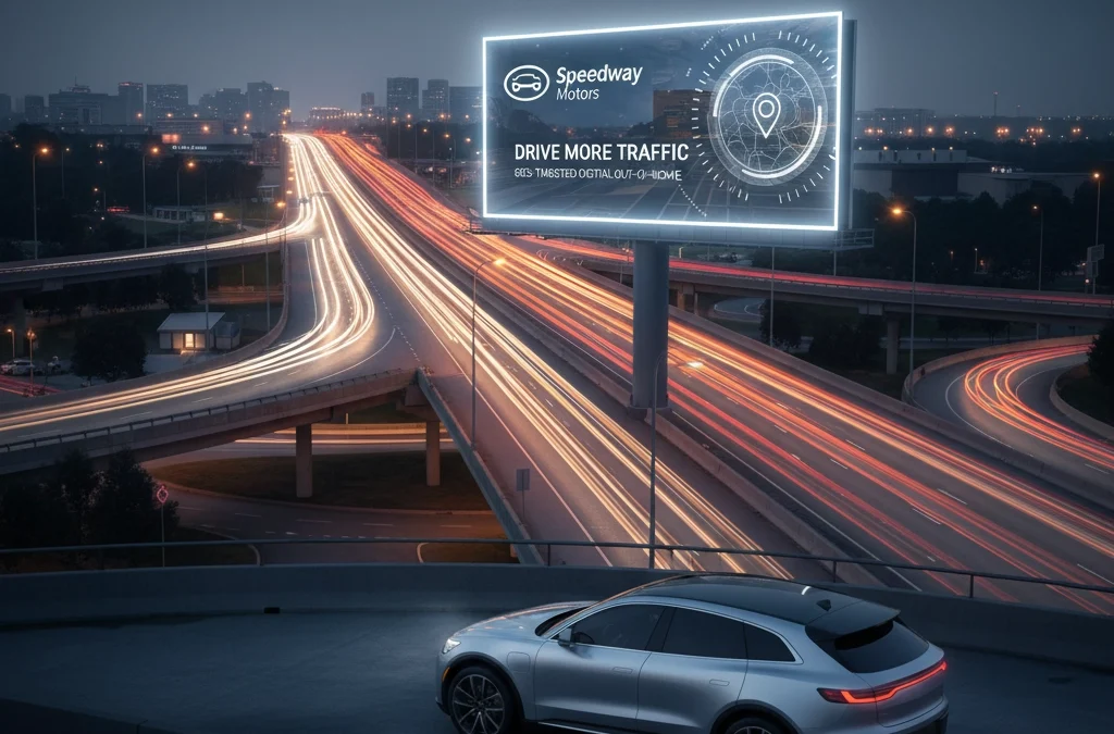 Drive More Auto Dealer Traffic with Geo-Targeted Digital Out-of-Home Advertising