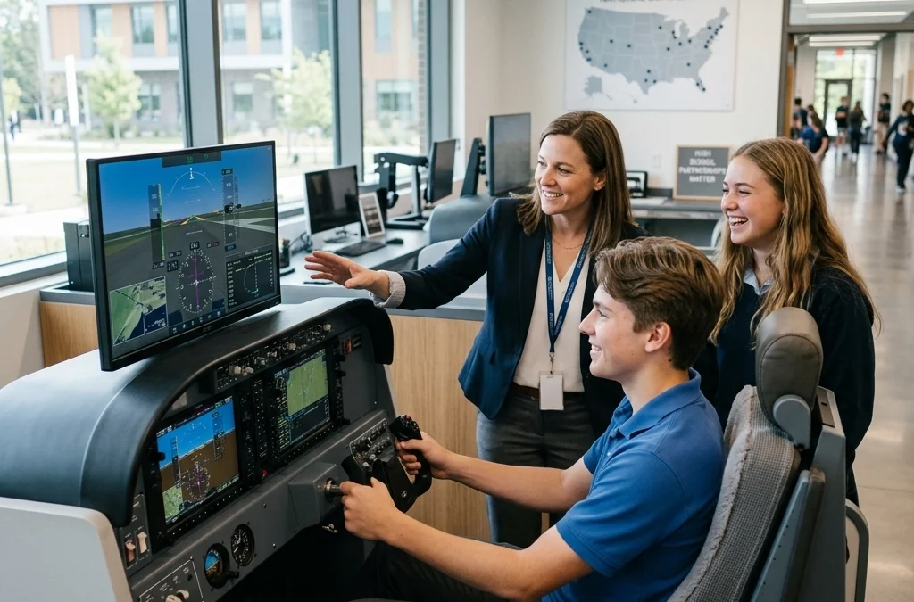 High School Partnerships Matter: Today’s Update on Our National Simulator Expansion
