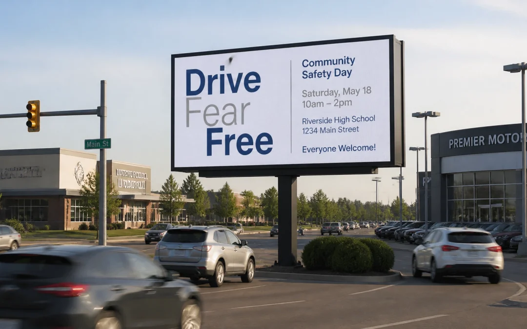 Local Visibility Matters: Drive Fear Free’s Latest DOOH Network Expansion for Dealers