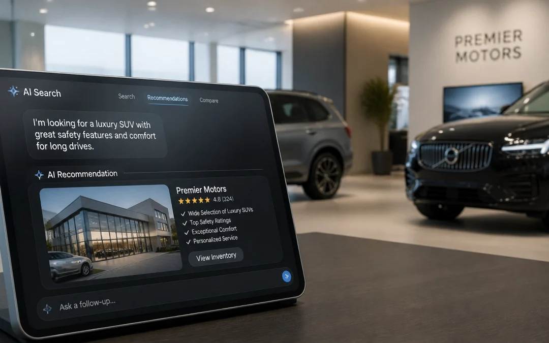 The AI SEO Revolution: How to Make Sure Your Dealership Is the First Answer from ChatGPT and Google AI Overviews